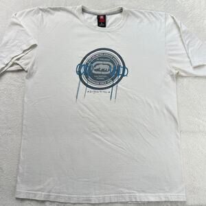 Ecko Unltd men’s size large white graphic T-Shirt Y2K